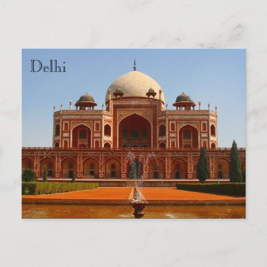 humayun delhi briefkaart (Voorkant)