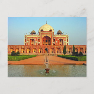 Humayun's Tomb en Garden, Delhi, India Briefkaart