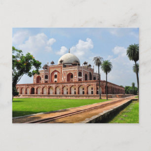 Humayun's tomb in Delhi, India Briefkaart