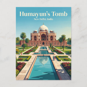 Humayun's tombe India Briefkaart