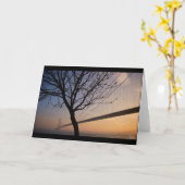 Humber Bridge #4 [Wenskaart] Kaart (Gele Bloem)