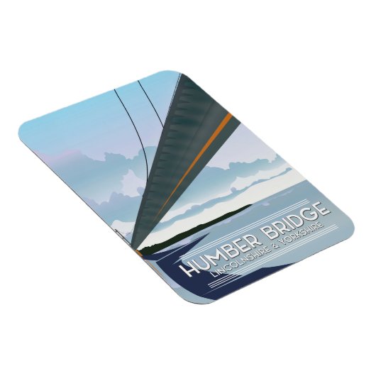 Humber Bridge, Lincolnshire & Yorkshire Magneet (Rechterzijde)