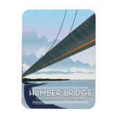 Humber Bridge, Lincolnshire & Yorkshire Magneet (Verticaal)