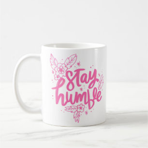 Humble Ad Minimalist Statement voor een geaard lev Koffiemok