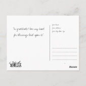 Humble Angel Briefkaart (Achterkant)