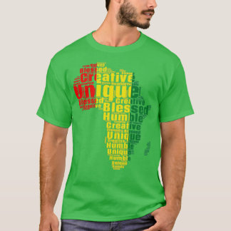 Humble Blessed Creative Unique Black History en C T-shirt