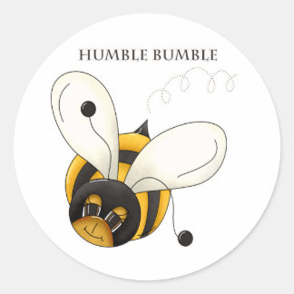 Humble Bumble Ronde Sticker