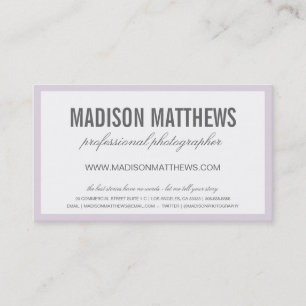 HUMBLE   CARTE DE VISITE