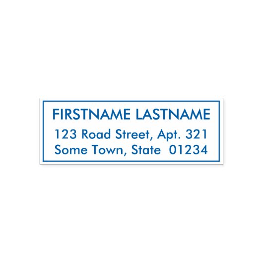 Humble & Corporate Mail Adres Zelfinktende Stempel (Design)