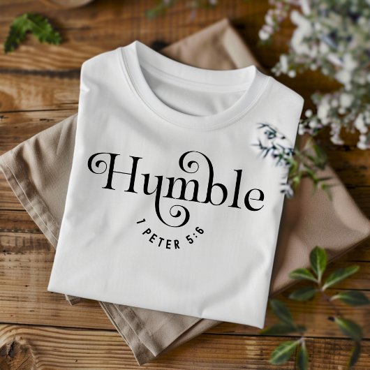 Humble Femmes et Enfants Chrétien T-shirt