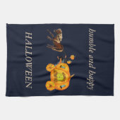 Humble & Happy Halloween Pumpkin Carriage Theedoek (Horizontaal)