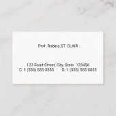 Humble Law Professional Visitekaartje (Achterkant)