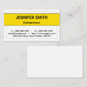 Humble, minimalistisch Visitekaartje (Voorkant / Achterkant)