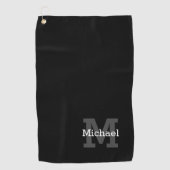 Humble Personalized Name and Initiaal Golf Towel Golfhanddoek (Voorkant)