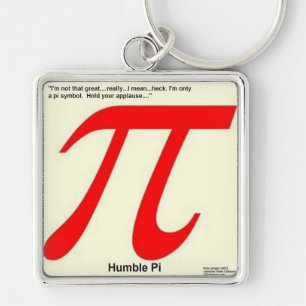 Humble Pi R Square Funny Sleutelhanger