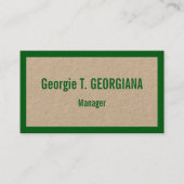 Humble Professional Visitekaartje (Voorkant)