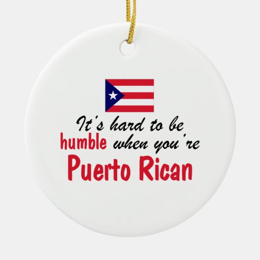 Humble Puerto Rican Keramisch Ornament (Voorkant)