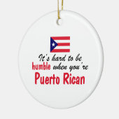 Humble Puerto Rican Keramisch Ornament (Links)