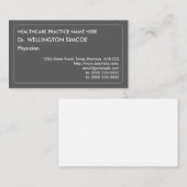 Humble, simple et Carte de visite d'entreprise (Devant / Derrière)