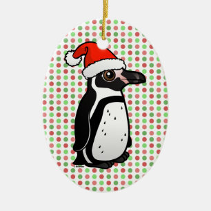 Humboldt Penguin Santa Keramisch Ornament