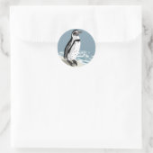 Humboldt Penguin-Stickers Ronde Sticker (Tas)