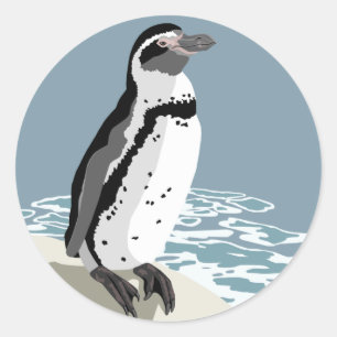 Humboldt Penguin-Stickers Ronde Sticker