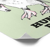 Humboldt pinguïn poster (Hoek)