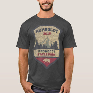 Humboldt Redwood Souvenir Campground Redwoods T-shirt