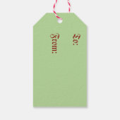 Humbug Gingerbrood Cadeaulabel (Achterkant)