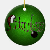 'Humbug' Keramisch Ornament (Achterkant)