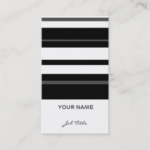 Humbug strié carte de visite portrait blanc