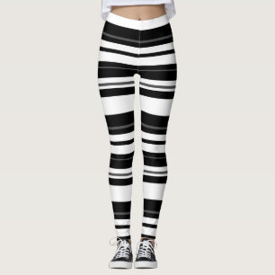 Humbug Stripe over afdrukopdrachten horizontaal Leggings