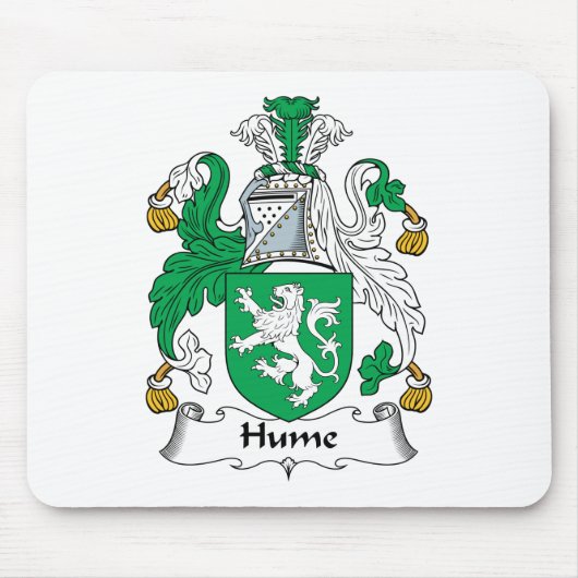 Hume Family Crest Muismat (Voorkant)