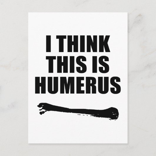Humerus Briefkaart (Voorkant)