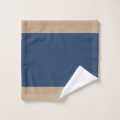 Humeur Bleu Et Beige (Gant de toilette)