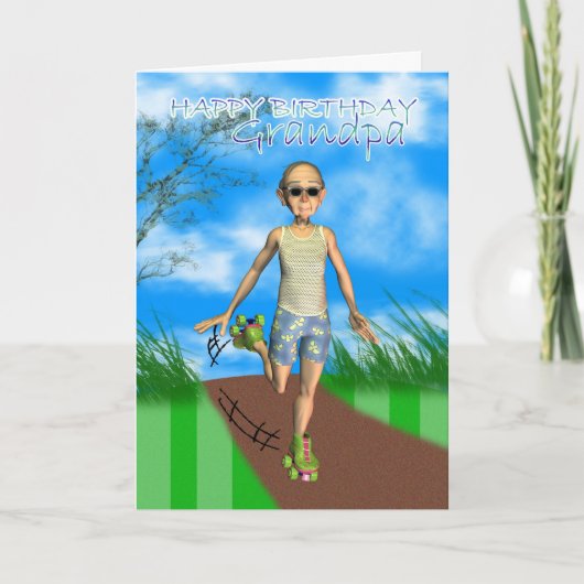 Humeur de carte de bande dessinée de grampa de (Devant)