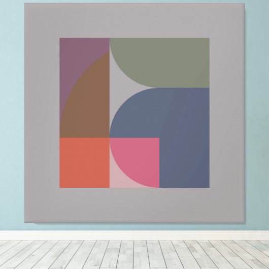 Humeur élémentaire 2 toile étirée Imprimer (Insitu (Plancher de Bois))