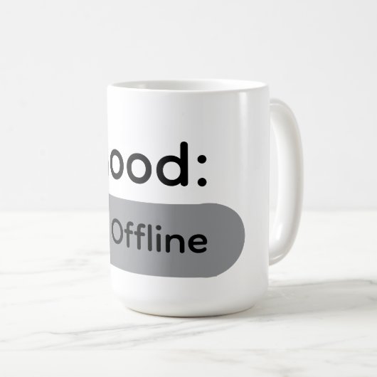 Humeur : Hors ligne MCoffee Mug (Devant droit)