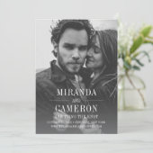 Humeur moderne | Photo Enregistrer la carte Date (Debout devant)