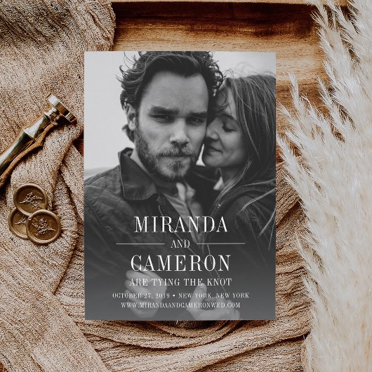 Humeur moderne | Photo Enregistrer la carte Date