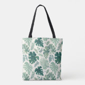 Humeur Monstera - Sac fourre-tout Motif de feuille (Dos)
