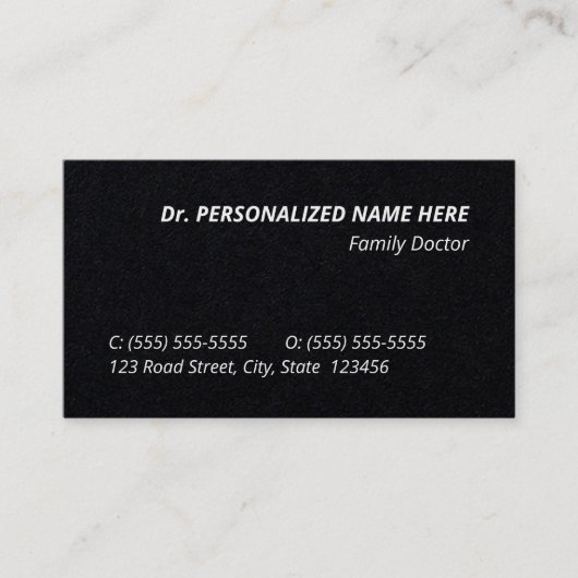 Humide, Carte de visite professionnel de la santé (Devant)