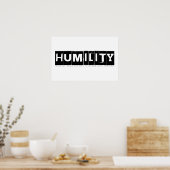 "Humility" Proverbs-Poster Poster (Keuken)