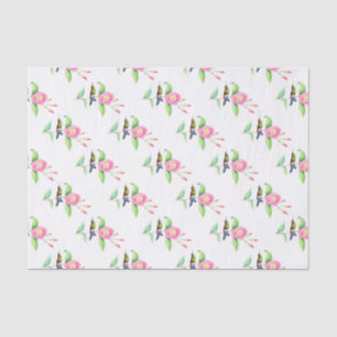 Humingbird and Hybiscus Tissuepapier