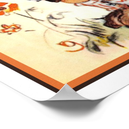 Hummel Print uit 1940 - Hij houdt van me (Hoek)