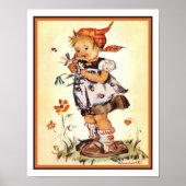 Hummel Print uit 1940 - Hij houdt van me (Voorkant)