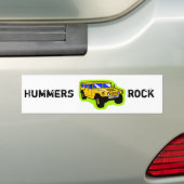 Hummer Bumpersticker (Op auto)