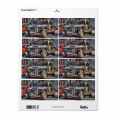 Hummer H1 Etiket (Full Sheet)