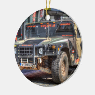 Hummer H1 Keramisch Ornament