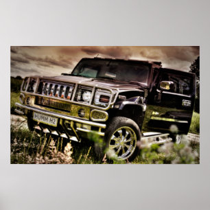 Hummer H2 afdrukken Poster